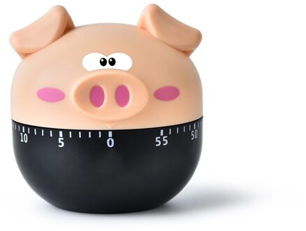 Cartoon Varken Vormige Keuken Timer Home Keuken Wekker Countdown Knorretje Machines Elektronische Timer Voor Koken Bakken Koekenpan