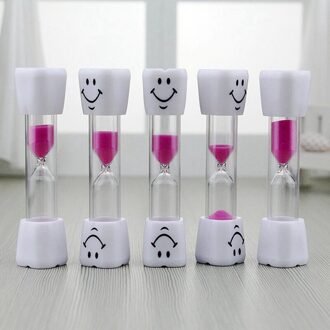 Cartoon Zandlopers Tandenborstel Timer Voor Borstelen Kids Tanden Leuke Zand Timer Woondecoratie roze