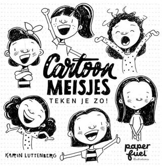 Cartoonmeisjes Teken Je Zo! - Karin Luttenberg