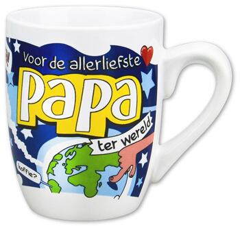 Cartoonmok Papa nr 69 Wit