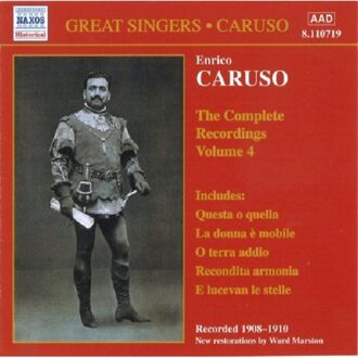 Caruso - The Complete Recordings, Vol 4