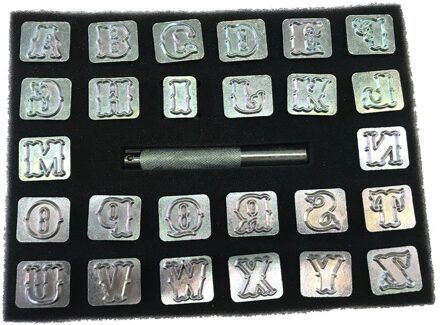 Carving Lederen Art Alfabet Set Letters Stempel Handgemaakte Duurzaam Draagbare Metalen Diy Gereedschap 2019ing