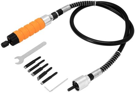 Carving Tool Kit Elektrische Beitel Wrench Flexibele As Tool Hout Ebbenhout Zacht Plastic Multifunctionele Meubels Carving Accessoire