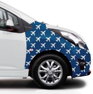 Carwrap folie op maat - maak reclame op je voertuig met zelf ontworpen folie drukken