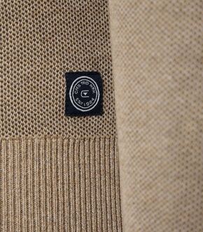 Casa Moda Halfzip Trui Ecru Off-White