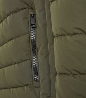 Casa Moda Jas Hooded Puffer Olijfgroen - 3XL,L,XL,XXL