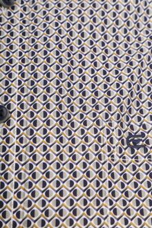 Casa Moda Overhemd Print Groen Multicolour - 3XL,XL