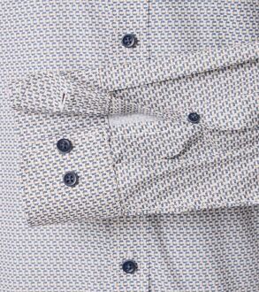 Casa Moda Overhemd Squared Circle Blauw - 3XL,M,XL,XXL