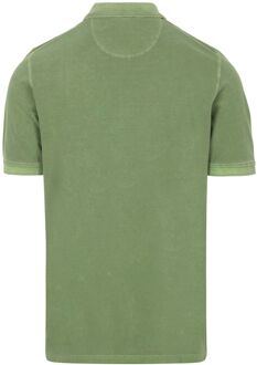 Casa Moda Polo Piqué Garment Dye Groen - M,XL,XXL
