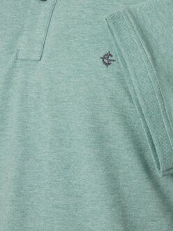 Casa Moda Polo Stretch Melange Groen - 3XL,4XL,5XL,6XL,L,M,XL,XXL