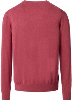 Casa Moda Pullover V-Hals Fresh Brick Rood - XL,XXL