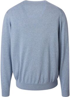 Casa Moda Pullover V-Hals Lichtblauw - 3XL,4XL,5XL,L,M,XL,XXL