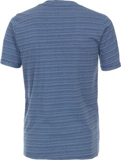 Casa Moda T-Shirt Blauw Strepen - L,XXL