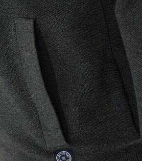 Casa Moda Zip Vest Antraciet Grijs - 3XL