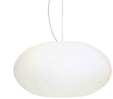 CASABLANCA AIH, strakke hanglamp, 28 cm, wit glanzend aluminium