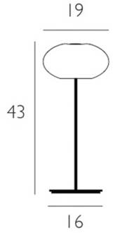CASABLANCA Aih tafellamp, Ø 19cm wit mat wit mat, aluminium geborsteld