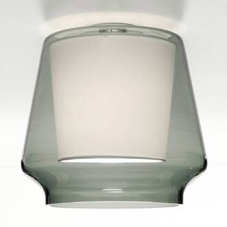 CASABLANCA Aleve plafondlamp, rook, wit wit / opaal