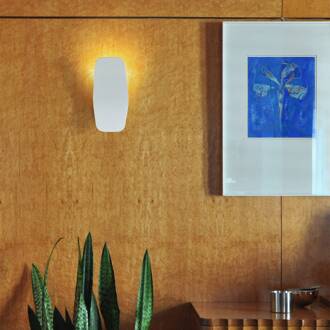 CASABLANCA Ashiya LED wandlamp, wit mat wit