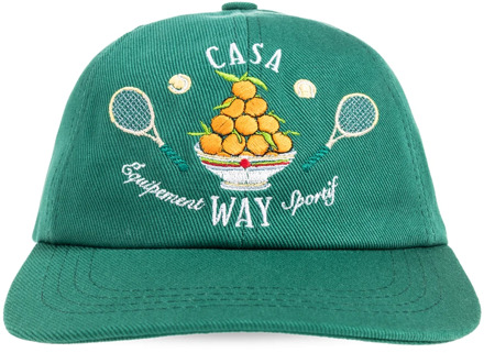 CASABLANCA Baseballpet met logo Casablanca , Green , Dames - ONE Size