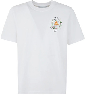 CASABLANCA Bedrukt T-shirt Casablanca , White , Heren - 2Xl,Xl,L,M,S