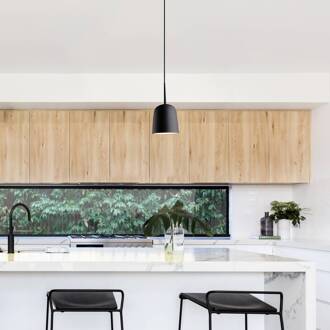 CASABLANCA Clavio S keramiek-hanglamp Ø 12 cm grijs