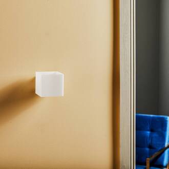 CASABLANCA Cube - wandlamp met verblindingsbescherming wit, grijs