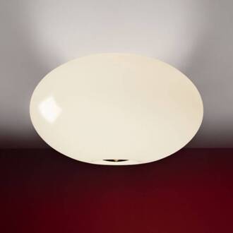CASABLANCA Fraaie plafondlamp AIH, 38 cm, crème glanzend crème / amber