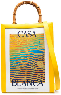 CASABLANCA Gele Casa Tote - Trendy Model Casablanca , Yellow , Dames - ONE Size