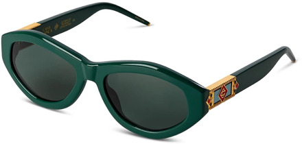 CASABLANCA Groene zonnebril Stijlvolle UV-bescherming Casablanca , Green , Dames - ONE Size