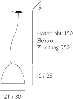 CASABLANCA Hanglamp BELL, 30 cm, 1 -lichts wit, grijs