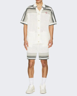 CASABLANCA Heren crochet short Wit - L