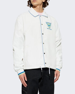 CASABLANCA Heren printed coach jacket Wit - M