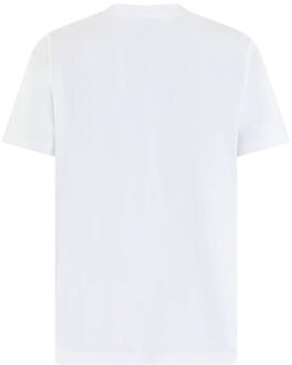 CASABLANCA Heren tennis club icon - maat XL Wit