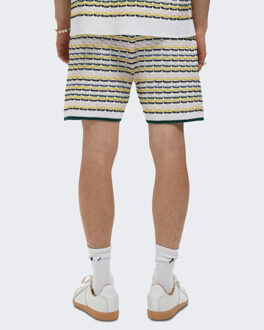 CASABLANCA Heren tuck stitch shorts Wit - L