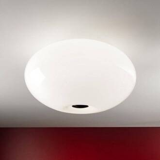 CASABLANCA Prachtige plafondlamp AIH 28 cm, wit glanzend wit / opaal