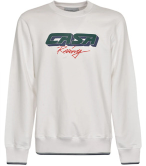CASABLANCA Racing Sweatshirt Collectie Casablanca , White , Heren - L,M