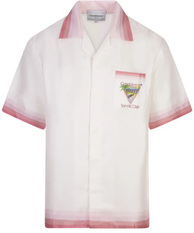 CASABLANCA Short Sleeve Shirts Casablanca , White , Heren - L,M,S