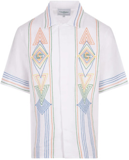 CASABLANCA Short Sleeve Shirts Casablanca , White , Heren - L,M,S