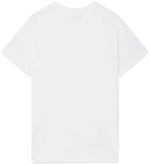 CASABLANCA Speels Strepen Design Wit T-shirt - maat XL