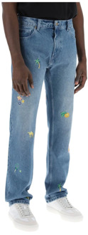 CASABLANCA Straight Jeans Casablanca , Blue , Heren - W34