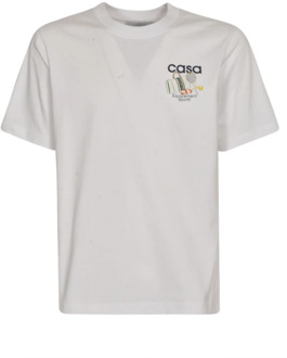 CASABLANCA T-Shirts Casablanca , White , Heren - Xl,L,M,S