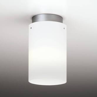 CASABLANCA Tube XL plafondlamp, Ø 10 cm, E27 mat opaalwit, alu