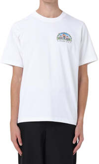 CASABLANCA Vue De Damas Wit T-shirt