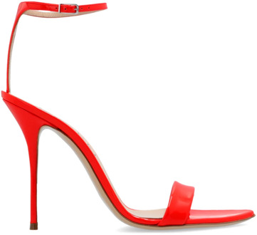 Casadei Rode Tiffany glanzende sandalen met hak Casadei , Red , Dames - 41 Eu,37 Eu,40 Eu,35 Eu,38 1/2 Eu,38 Eu,36 Eu,39 Eu,37 1/2 EU