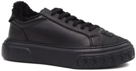 Casadei Zwarte Gevoerde Sneakers Casadei , Black , Dames - 40 Eu,39 EU