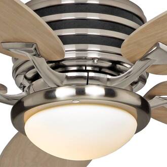 CasaFan Aanbouw lamp voor Eco Gamma opaalwit, chroom
