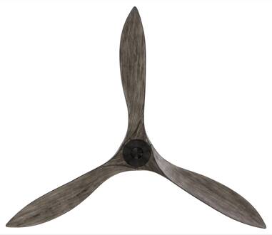 CasaFan Plafondventilator Eco Airscrew 152 cm zwart zwart mat, hout donker