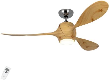 CasaFan Plafondventilator Eco Fiore redpine redpine, geborsteld chroom