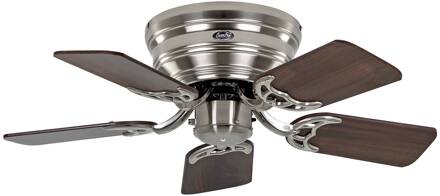 CasaFan Ventilator Classic Flat III geborsteld chroom 75 cm chroom geborsteld, donker hout, licht hout