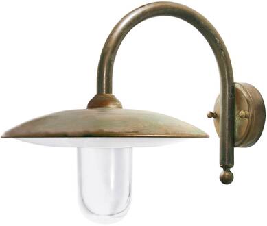 Casale buitenwandlamp, diepte 42cm, brons antiek antiek messing, transparant